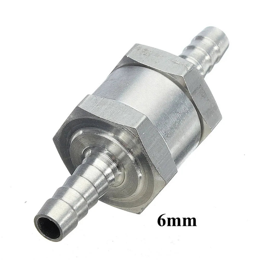 6/8/10/12Mm Vehicle Fuel Non Return Check Valve Petrol Diesel One Way Valve Fit for Carburettor and Low Pressure Fuel Systems